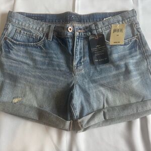 Lucky Brand Blue Jean Shorts Distressed Style